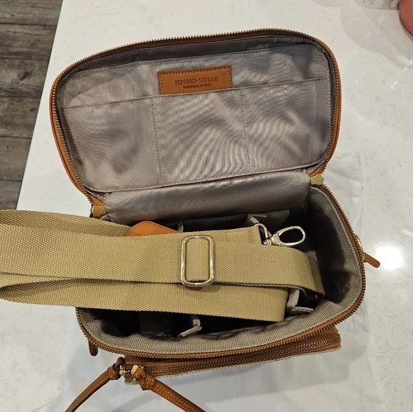 BN Leather Canvas Bag